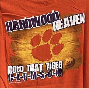Clemson Basketball Tee  Size Large